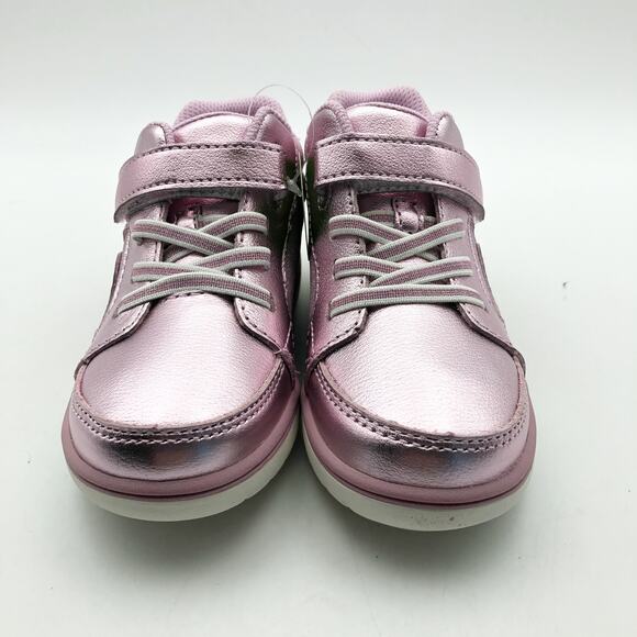 Stride Rite Girls SRT Ames Sneaker 11.5 Pink Shimmer Kids Shoe NIB - Picture 5 of 11
